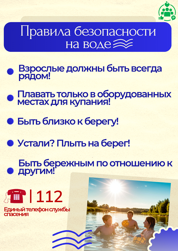 Правила безопасности на воде.